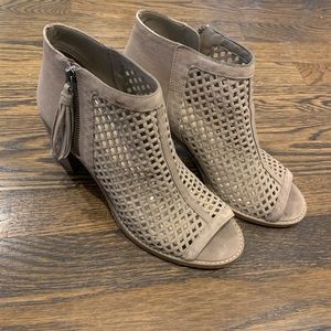 Vince Camuto peak toe booties